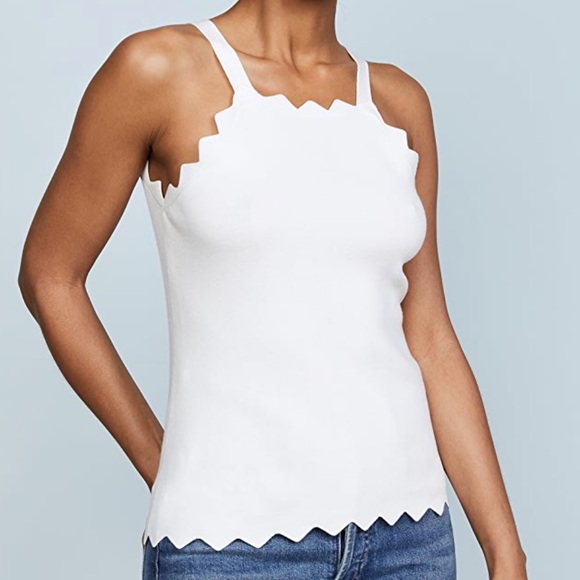 milly scallop top